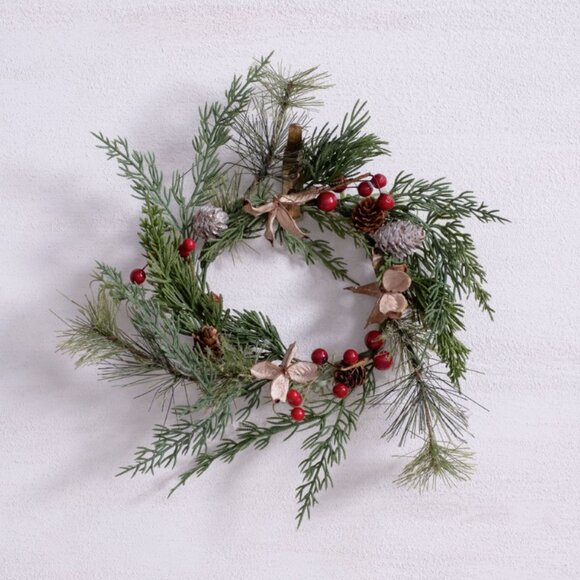 Holiday Candle Ring/Wreath - Picture 1 of 3